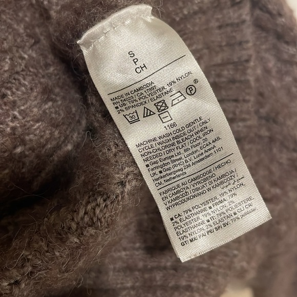 Old navy brown turtleneck sweater small - Picture 5 of 5